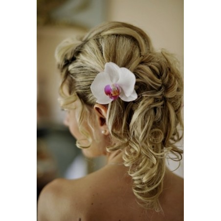 Orchidée, Coiffure de mariée